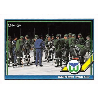 Řadové karty - Hartford Whalers - 1991-92 O-Pee-Chee No.185