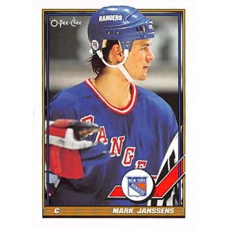 Řadové karty - Janssens Mark - 1991-92 O-Pee-Chee No.186
