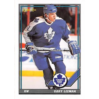 Řadové karty - Leeman Gary - 1991-92 O-Pee-Chee No.188