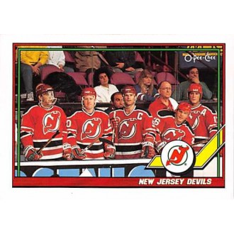 Řadové karty - New Yersey Devils - 1991-92 O-Pee-Chee No.191