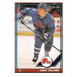 Řadové karty - Wolanin Craig - 1991-92 O-Pee-Chee No.199