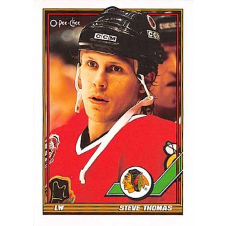 Řadové karty - Thomas Steve - 1991-92 O-Pee-Chee No.210