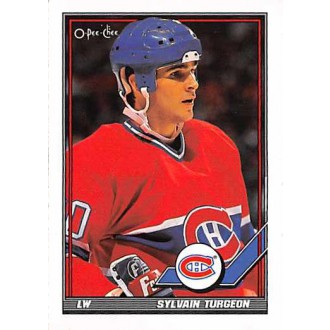 Řadové karty - Turgeon Sylvain - 1991-92 O-Pee-Chee No.231