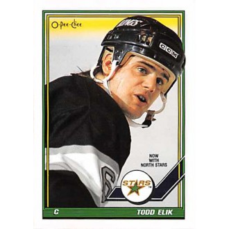 Řadové karty - Elik Todd - 1991-92 O-Pee-Chee No.251