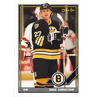Řadové karty - Christian Dave - 1991-92 O-Pee-Chee No.276
