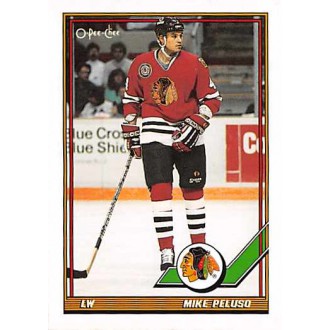 Řadové karty - Peluso Mike - 1991-92 O-Pee-Chee No.293