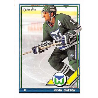 Řadové karty - Evason Dean - 1991-92 O-Pee-Chee No.325