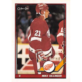 Řadové karty - Sillinger Mike - 1991-92 O-Pee-Chee No.337