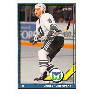 Řadové karty - Zalapski Zarley - 1991-92 O-Pee-Chee No.344