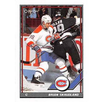 Řadové karty - Skrudland Brian - 1991-92 O-Pee-Chee No.349