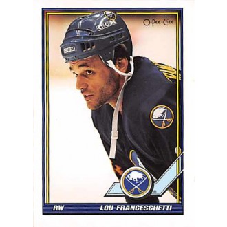 Řadové karty - Franceschetti Lou - 1991-92 O-Pee-Chee No.354