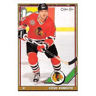 Řadové karty - Konroyd Steve - 1991-92 O-Pee-Chee No.366