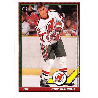 Řadové karty - Crowder Troy - 1991-92 O-Pee-Chee No.374