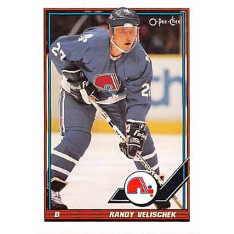 Řadové karty - Velischek Randy - 1991-92 O-Pee-Chee No.377