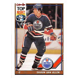 Řadové karty - Van Allen Shaun - 1991-92 O-Pee-Chee No.414