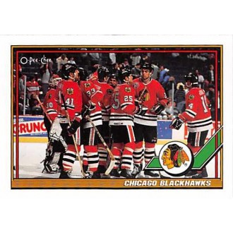 Řadové karty - Chicago Blackhawks - 1991-92 O-Pee-Chee No.430
