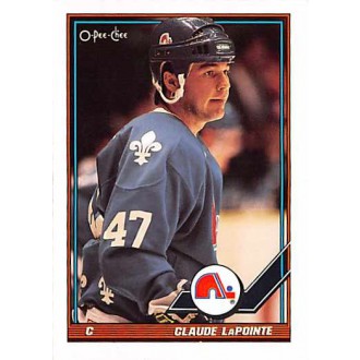 Řadové karty - Lapointe Claude - 1991-92 O-Pee-Chee No.431