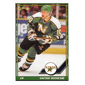Řadové karty - Duchesne Gaetan - 1991-92 O-Pee-Chee No.433