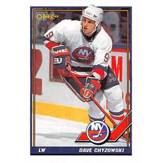 Řadové karty - Chyzowski Dave - 1991-92 O-Pee-Chee No.435
