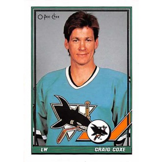 Řadové karty - Coxe Craig - 1991-92 O-Pee-Chee No.447