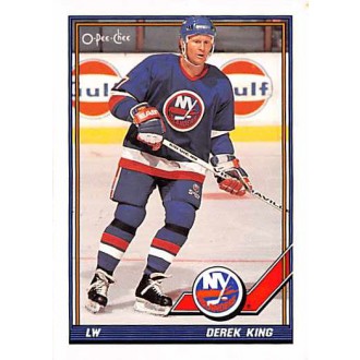 Řadové karty - King Derek - 1991-92 O-Pee-Chee No.455