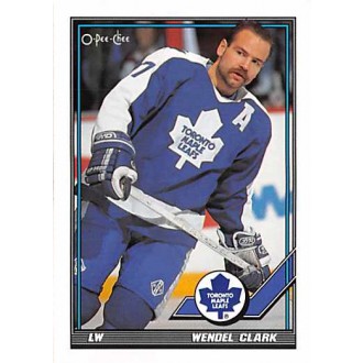 Řadové karty - Clark Wendel - 1991-92 O-Pee-Chee No.464