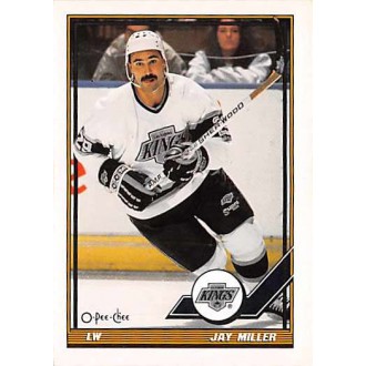 Řadové karty - Miller Jay - 1991-92 O-Pee-Chee No.467
