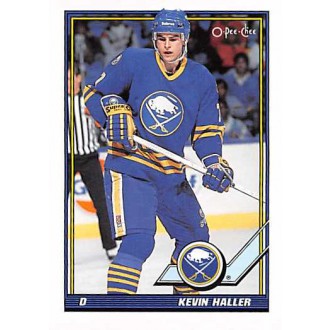 Řadové karty - Haller Kevin - 1991-92 O-Pee-Chee No.473