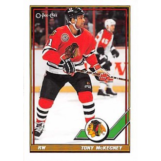 Řadové karty - McKegney Tony - 1991-92 O-Pee-Chee No.484