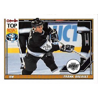Řadové karty - Breault Frank - 1991-92 O-Pee-Chee No.496