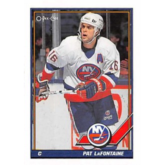 Řadové karty - LaFontaine Pat - 1991-92 O-Pee-Chee No.80