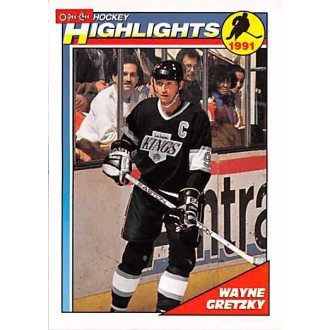 Řadové karty - Gretzky Wayne - 1991-92 O-Pee-Chee No.201