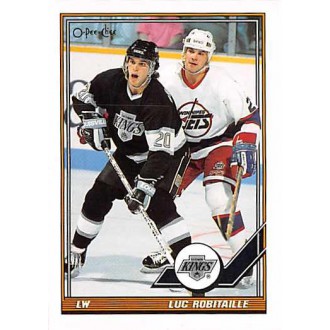 Řadové karty - Robitaille Luc - 1991-92 O-Pee-Chee No.405