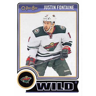 Řadové karty - Fontaine Justin - 2014-15 O-Pee-Chee No.470