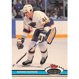 Řadové karty - Marois Mario - 1991-92 Stadium Club No.12
