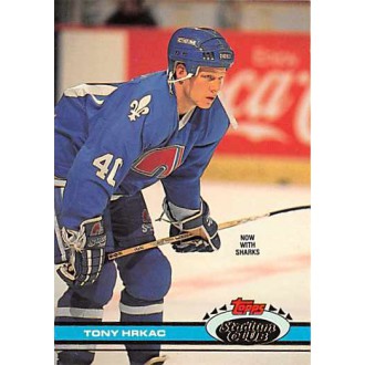 Řadové karty - Hrkac Tony - 1991-92 Stadium Club No.136