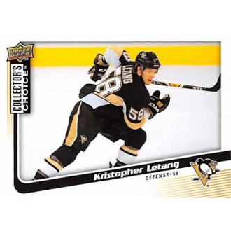 Řadové karty - Letang Kristopher - 2009-10 Collectors Choice No.192