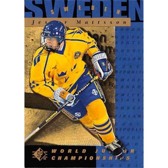 Řadové karty - Mattsson Jesper - 1994-95 SP No.171