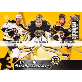 Řadové karty - Chára Zdeno, Thomas Tim, Savard Marc - 2009-10 Collectors Choice No.203