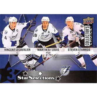 Řadové karty - Lecavalier Vincent, St.Louis Martin, Stamkos Steven - 2009-10 Collectors Choice No.227