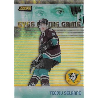 Insertní karty - Selanne Teemu - 1999-00 Stadium Club Eyes of the Game No.EG4
