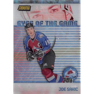 Insertní karty - Sakic Joe - 1999-00 Stadium Club Eyes of the Game No.EG5