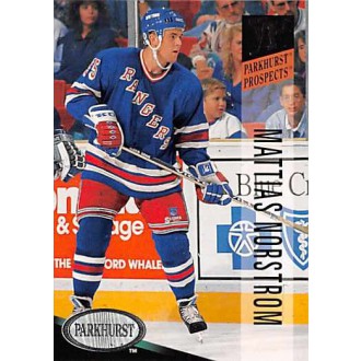 Řadové karty - Norstrom Mattias - 1993-94 Parkhurst No.256
