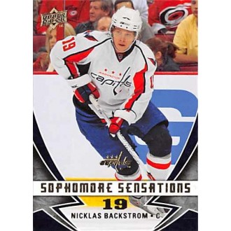 Insertní karty - Backstrom Nicklas - 2008-09 Upper Deck Sophomore Sensations No.SS7
