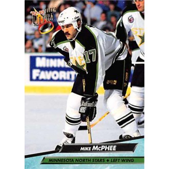 Řadové karty - McPhee Mike - 1992-93 Ultra No.322