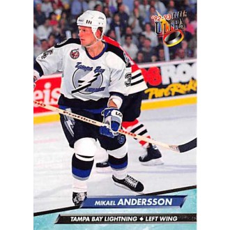 Řadové karty - Andersson Mikael - 1992-93 Ultra No.406