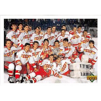Řadové karty - Description Card - 1991-92 Upper Deck Czech World Juniors No.1