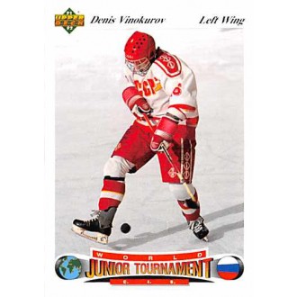 Řadové karty - Vinokurov Denis - 1991-92 Upper Deck Czech World Juniors No.4