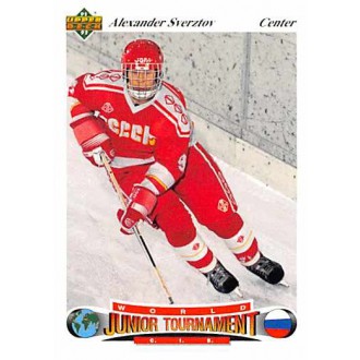 Řadové karty - Sverztov Alexander - 1991-92 Upper Deck Czech World Juniors No.8