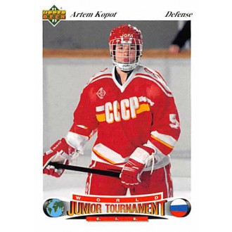 Řadové karty - Kopot Artem - 1991-92 Upper Deck Czech World Juniors No.9